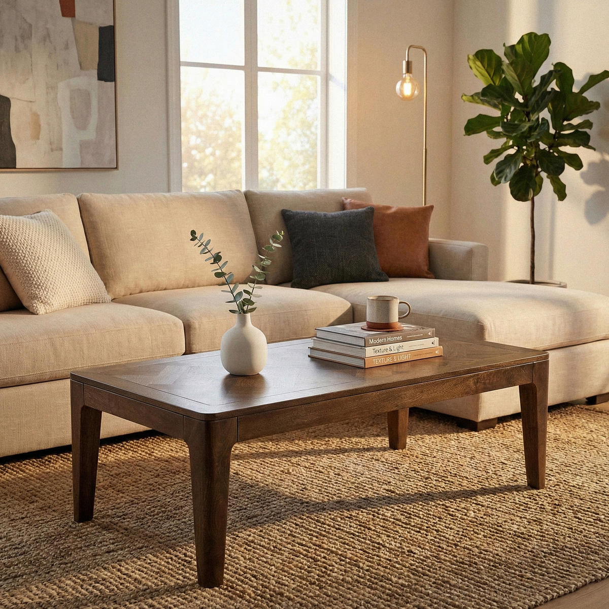 KONFERENČNÍ STOLEK, hnědá, dřevo, 120/60/40 cm - hnědá, Design, dřevo (120/60/40cm) - Livetastic