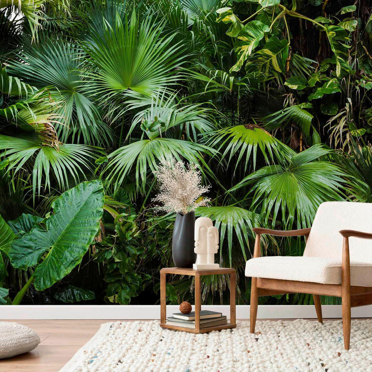 FOTOTAPETE  - Braun/Grün, LIFESTYLE, Textil (400/280cm) - artgeist