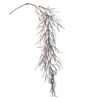 KUNSTBLUME  - Braun/Grün, Basics, Kunststoff (104cm)