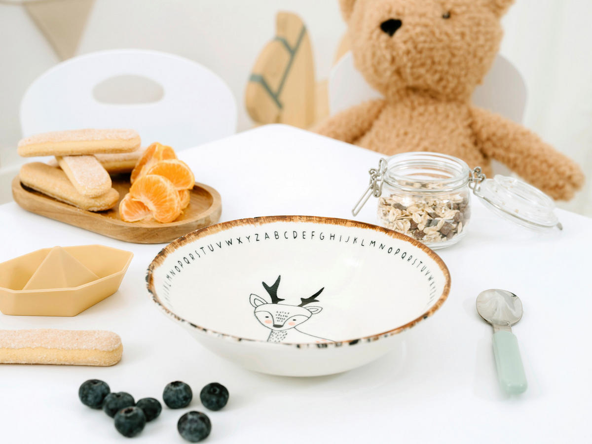 KINDERGESCHIRRSET 3-teilig  - Multicolor, Basics, Keramik - Creatable