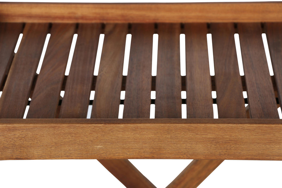 GARTENBEISTELLTISCH 60/40,5/66,5 cm Holz  - Akaziefarben, MODERN, Holz (60/40,5/66,5cm) - Siena Garden