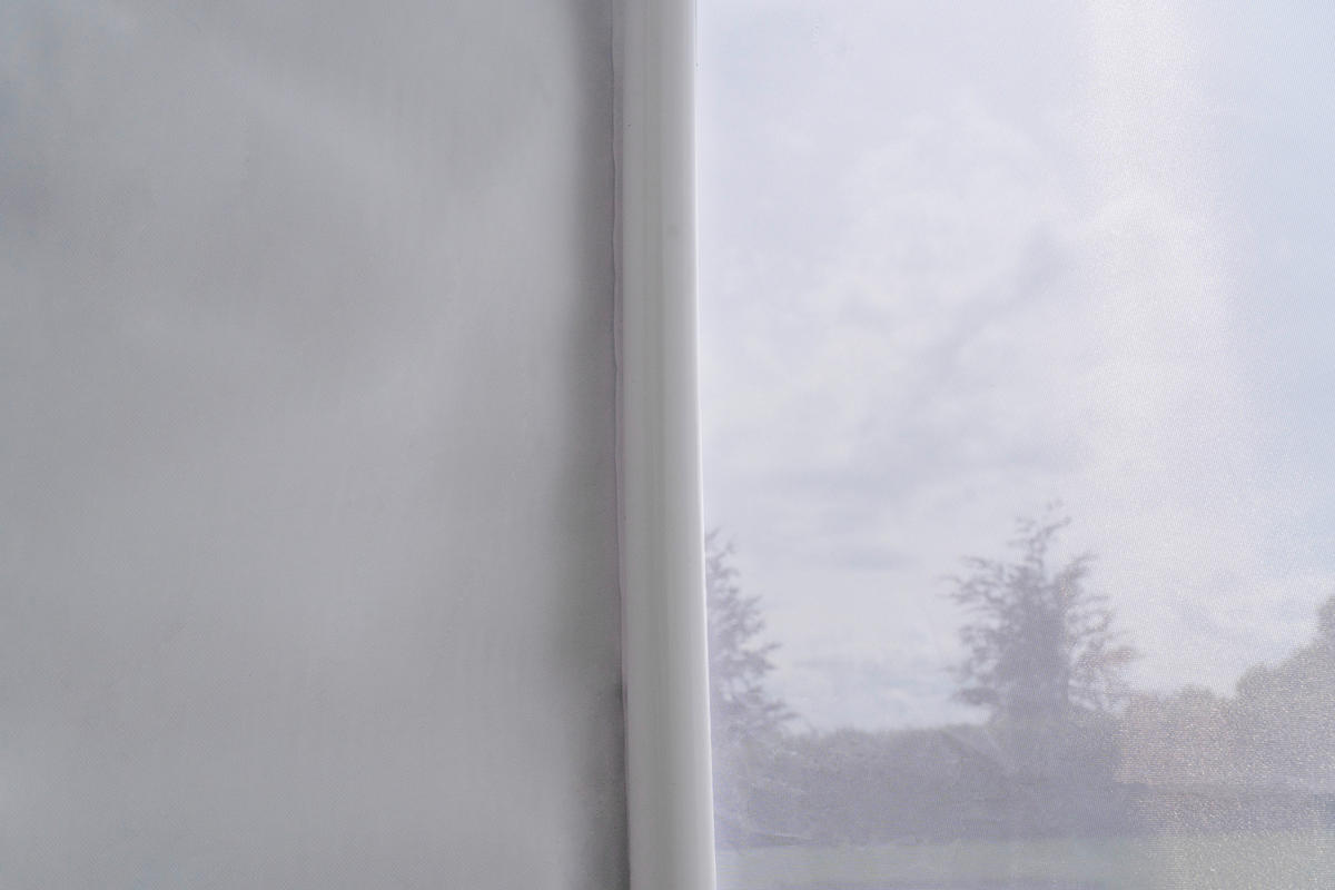 PAVILLON 372/250/372 cm Aluminium  - Silberfarben/Weiß, Basics, Textil/Metall (372/250/372cm)