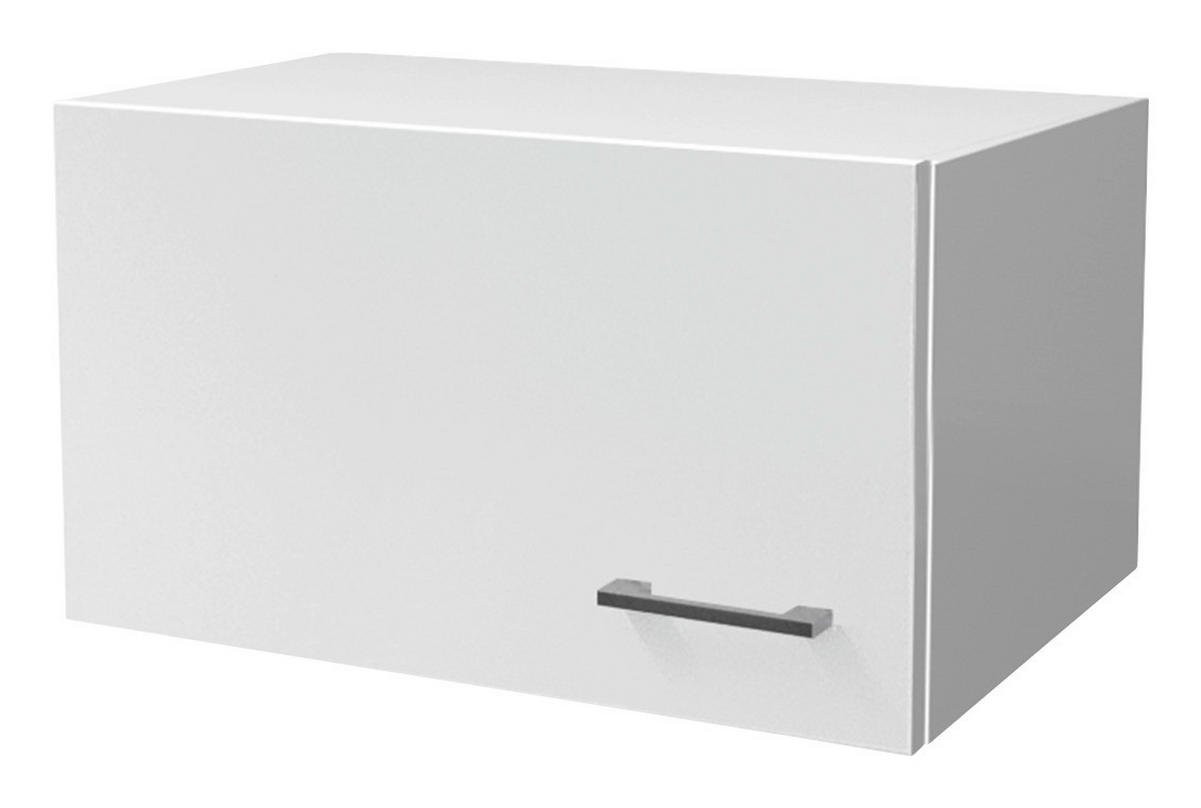 KÜCHENOBERSCHRANK 60/32/32 cm  in Weiß  - Alufarben/Weiß, KONVENTIONELL, Holzwerkstoff/Kunststoff (60/32/32cm) - FlexWell