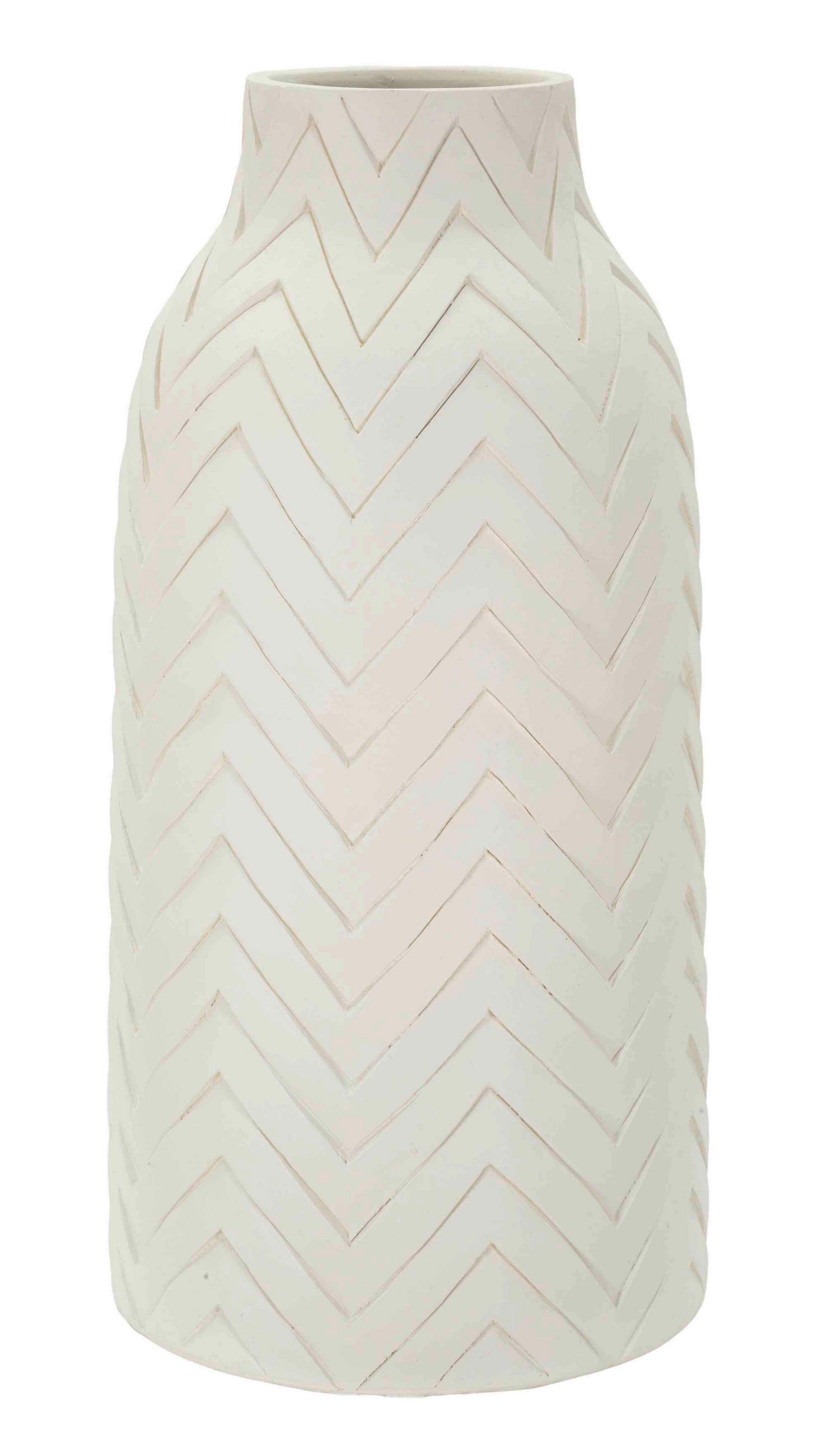 Vase Pot Winter Creme B: 29 cm