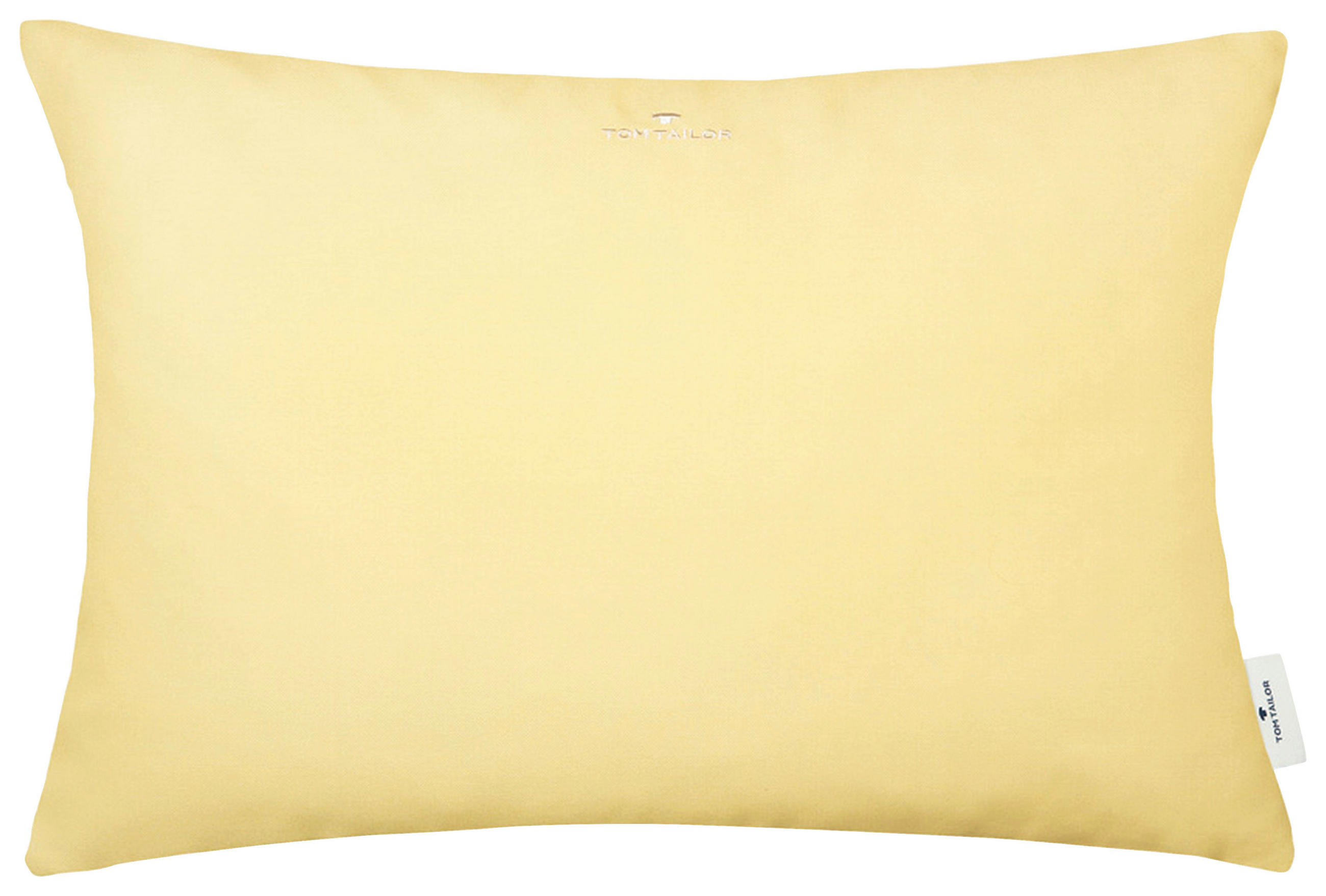 KUDDFODRAL Dove Signature 40/60 cm  - gul, Klassisk, textil (40/60cm) - Tom Tailor