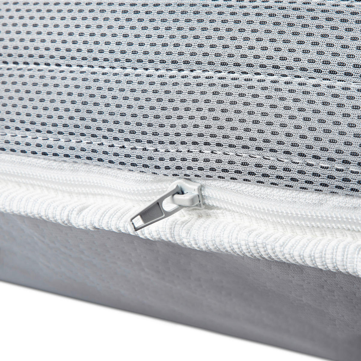 VISCOMATRATZE Boxspringmatratze 140/200 cm Höhe ca. 30 cm  - Weiß, Basics, Textil (140/200cm) - MID.YOU