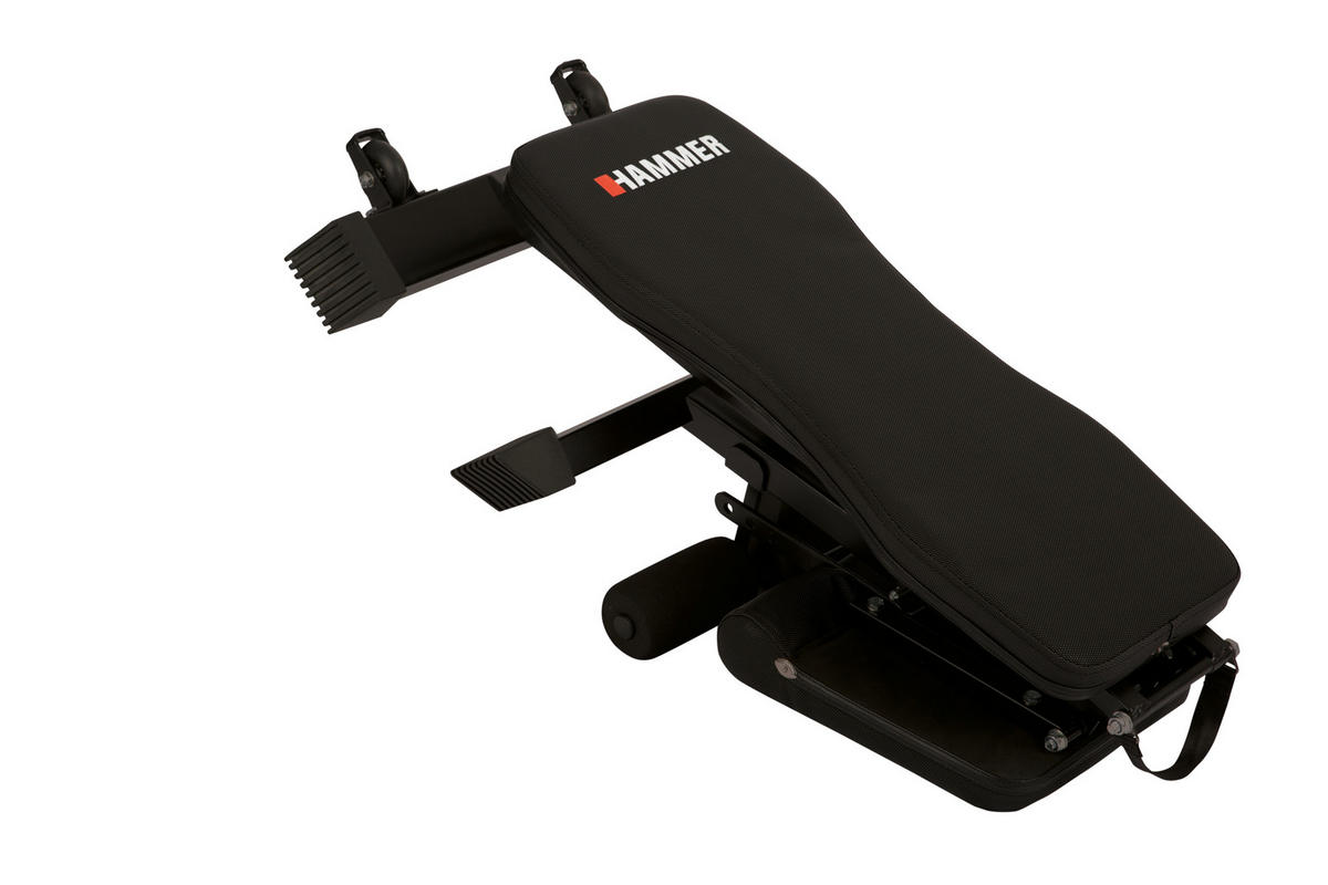 HANTELBANK  - Schwarz, KONVENTIONELL, Metall (123/52/120cm)