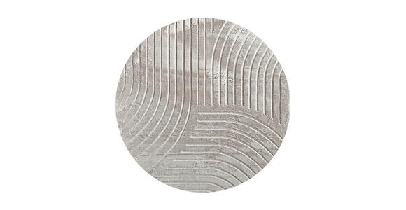 HOCHFLORTEPPICH 160 cm Siena Taupe - Taupe, Design, Kunststoff/Textil (160cm) - Novel