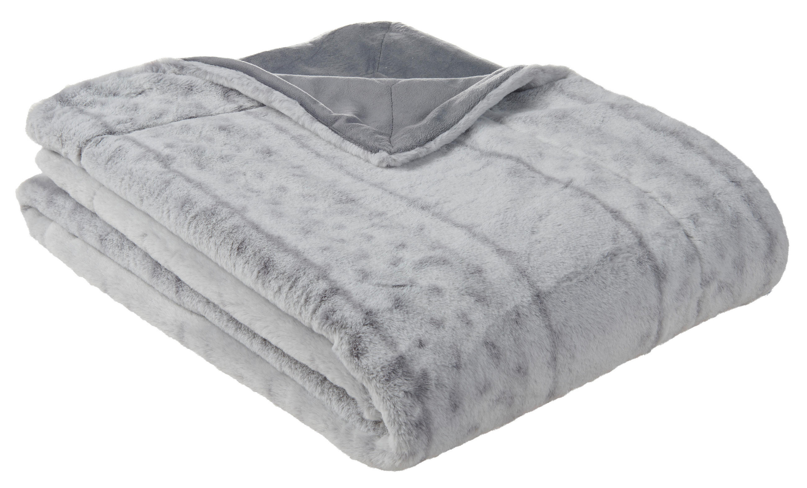 Kuscheldecke Karin Silberfarben 150x200 cm