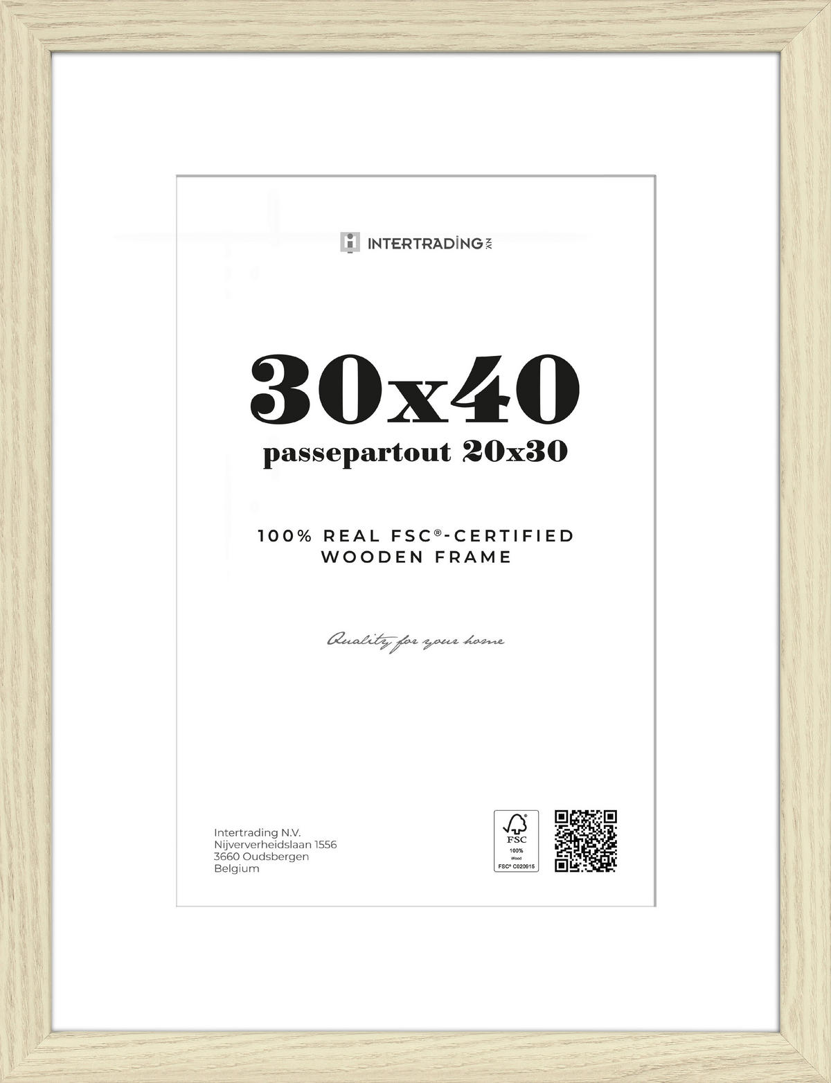 BILDERRAHMEN 33,1/43.2/2.5 cm  - Ahornfarben, Basics, Holzwerkstoff (33,1/43.2/2.5cm)