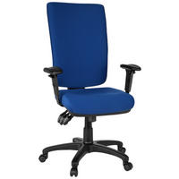 OTOČNÁ STOLIČKA, plochá tkanina, modrá - modrá, Basics, textil/plast (56/130/45cm) - MID.YOU