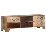 LOWBOARD  150/50/49 cm 3 Schublade(n) stehend  - Messingfarben/Multicolor, Design, Holz/Metall (150/50/49cm) - Landscape