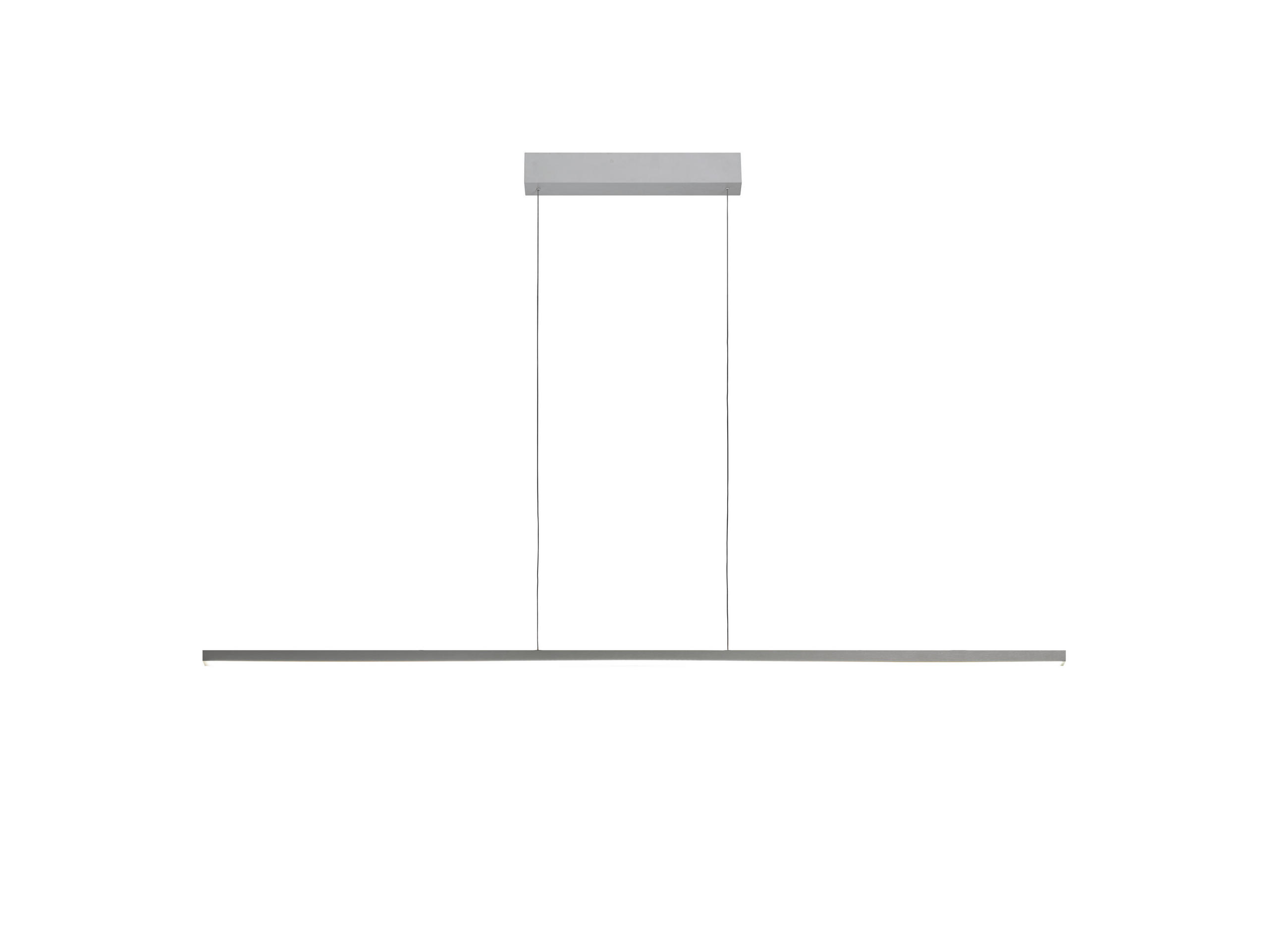 LED-PENDELLEUCHTE Smart 150/5/140 cm   - Alufarben, Design, Metall (150/5/140cm) - BOPP