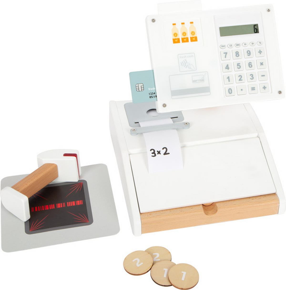 SPIELKASSE Tasty  - Multicolor, Basics, Holz/Papier (19/18/21cm) - small foot