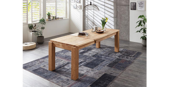AUSZIEHTISCH Eichefarben rechteckig ausziehbar - Eichefarben, Basics, Holz (160-230/90/76cm) - Linea Natura