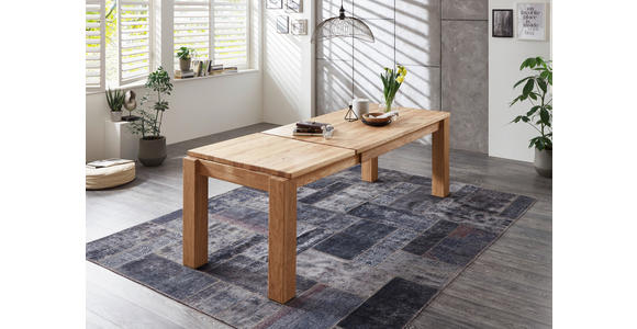 AUSZIEHTISCH in Holz 160-230/90/76 cm  - Eichefarben, Basics, Holz (160-230/90/76cm) - Linea Natura