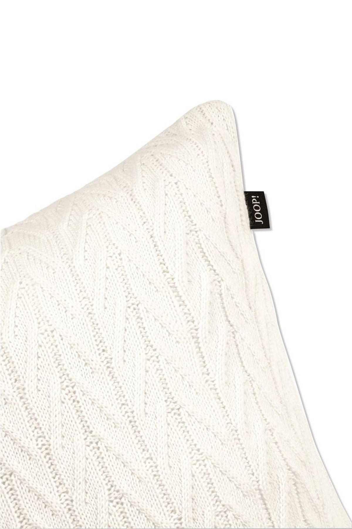 KISSENBEZUG J-Weavelle 40/40 cm  - Weiss, Design, Textil (40/40cm) - Joop!