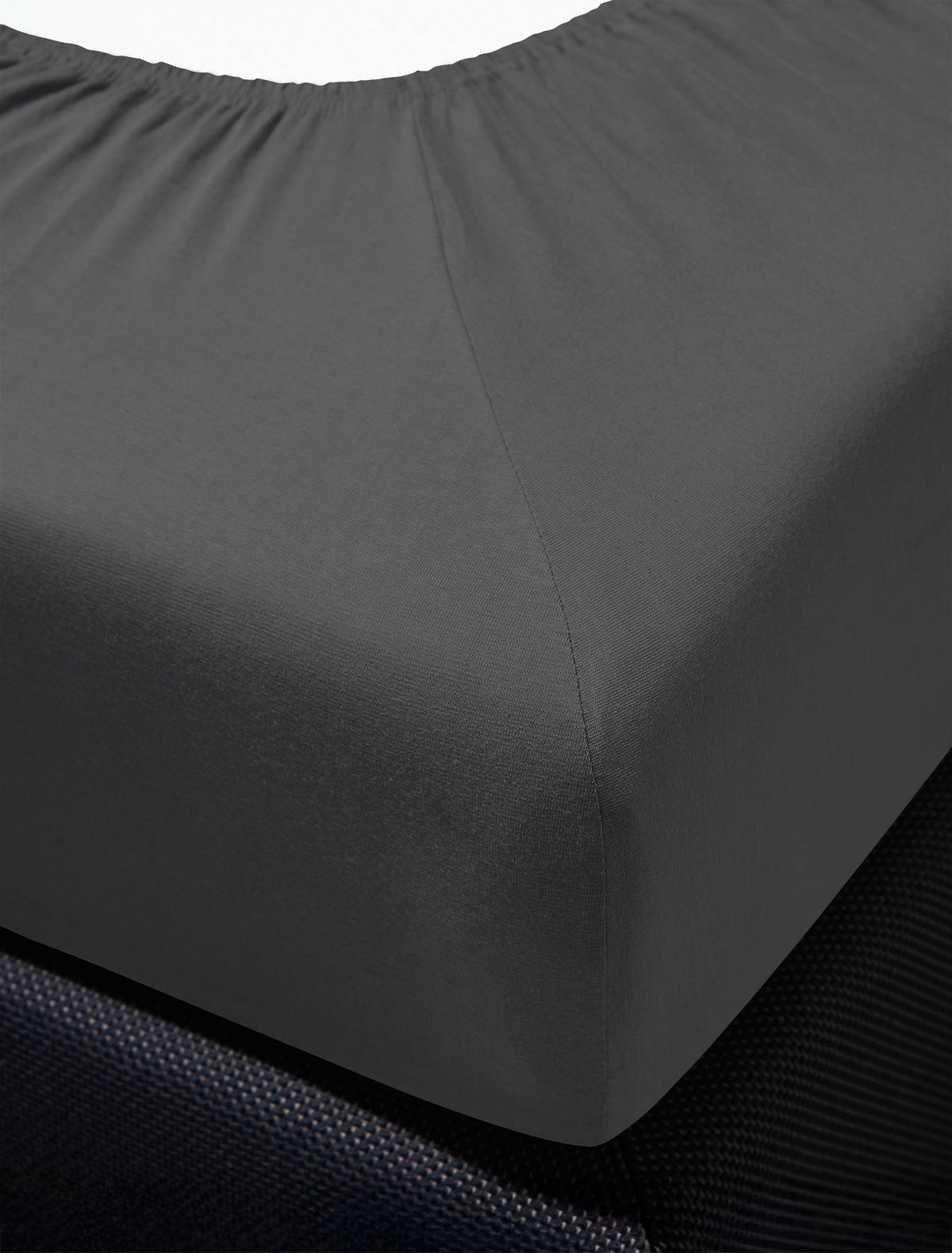SPANNBETTTUCH Jersey 100/200 cm  - Hellgrau, KONVENTIONELL, Textil (100/200cm) - Irisette