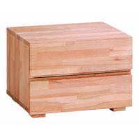 NACHTSCHRANK 48/35/40 cm Kernbuche massiv  - Buchefarben, Design, Holz (48/35/40cm) - Hasena