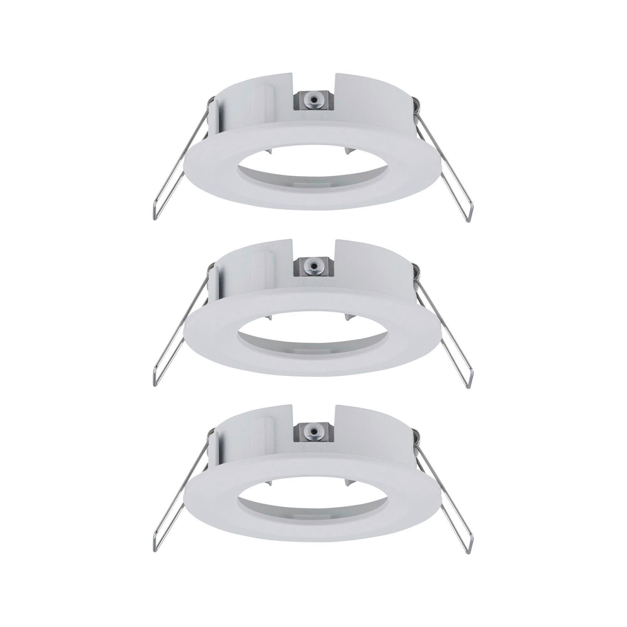 DECKENLEUCHTE 8,4 cm  - Alufarben/Weiß, Basics, Metall (8,4cm) - Paulmann
