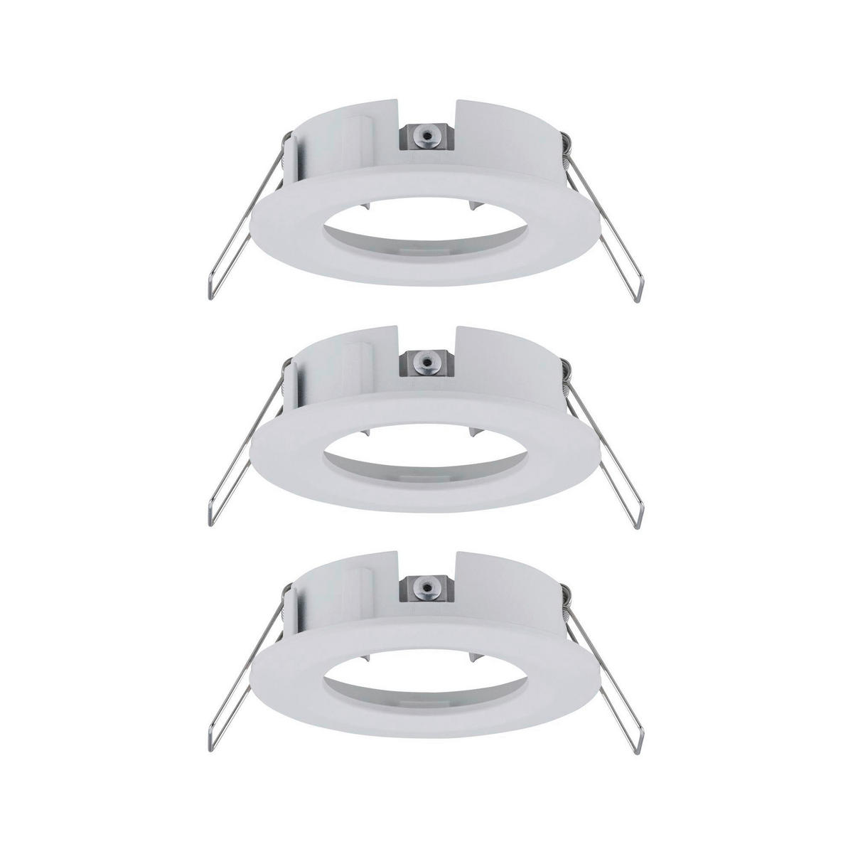 DECKENLEUCHTE 8,4 cm  - Alufarben/Weiß, Basics, Metall (8,4cm) - Paulmann