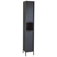 HOCHSCHRANK 32/195/32 cm  - Anthrazit/Grau, MODERN, Holzwerkstoff/Kunststoff (32/195/32cm) - MID.YOU