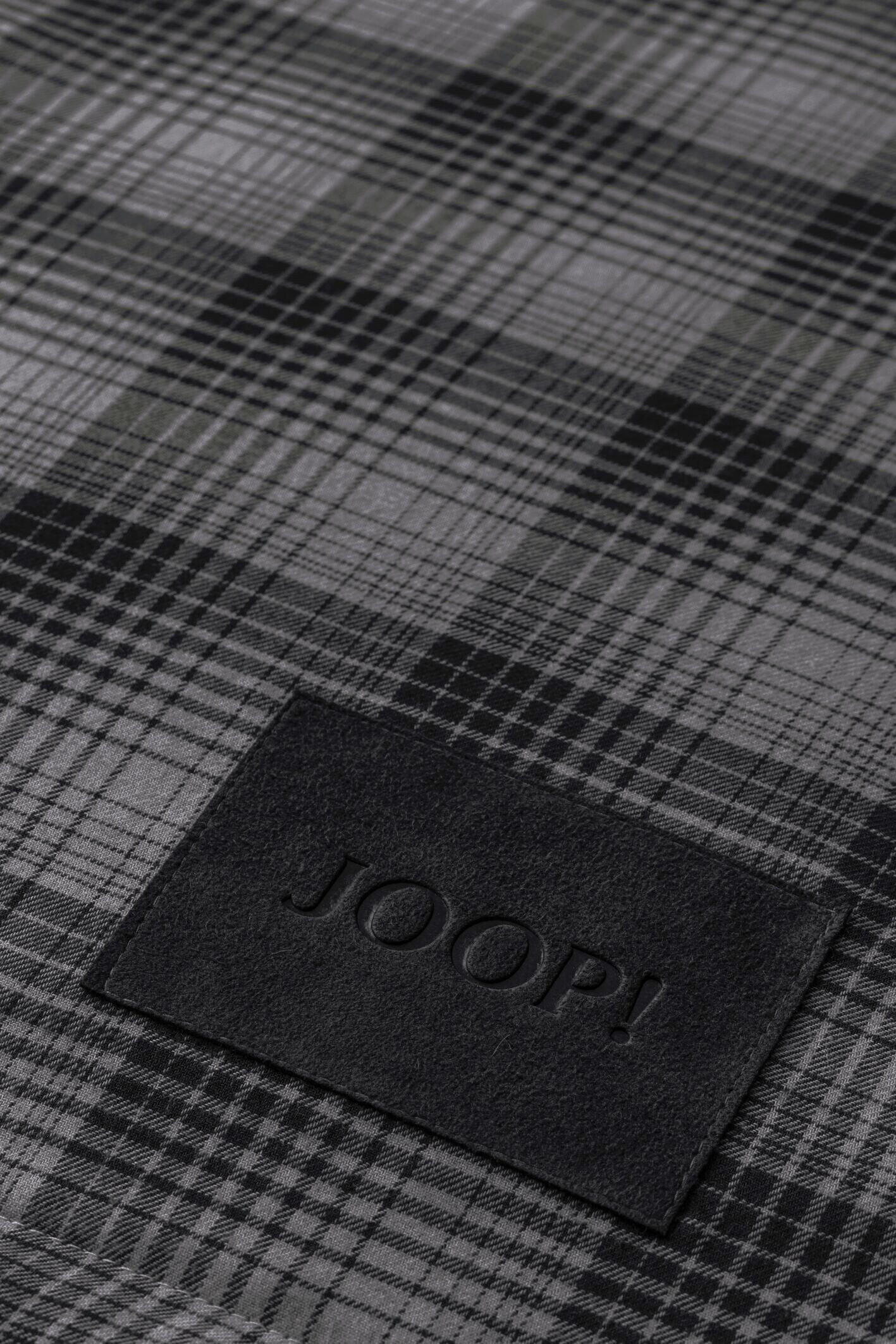 BETTWÄSCHE Soft Checks Flanell 200/200 cm  - Anthrazit, KONVENTIONELL, Textil (200/200cm) - Joop!