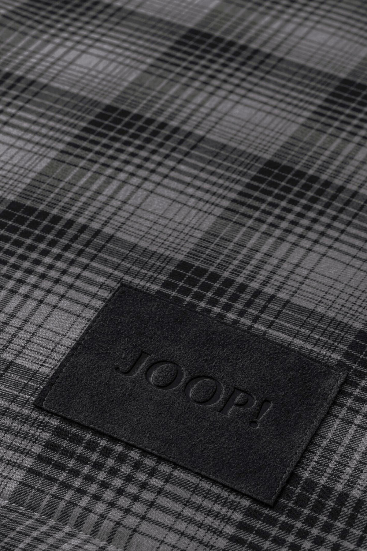 BETTWÄSCHE Soft Checks Flanell 200/200 cm  - Anthrazit, KONVENTIONELL, Textil (200/200cm) - Joop!