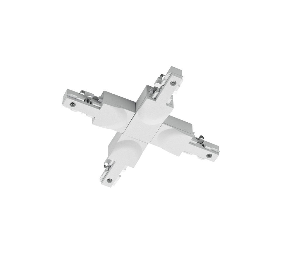 SCHIENENSYSTEM-VERBINDER - Weiß, Basics, Kunststoff (16/2/17cm) - Trio Leuchten