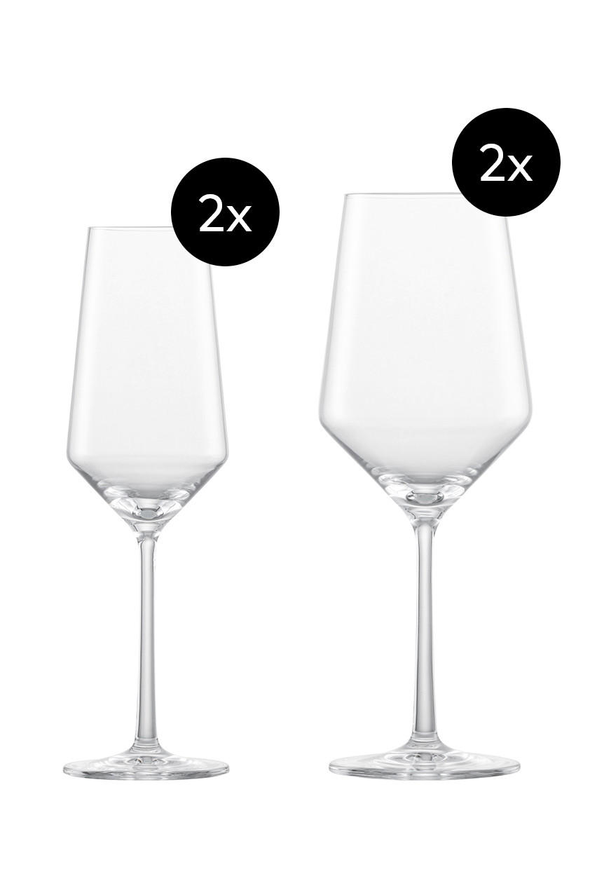 GLÄSERSET Pure  4-teilig  - Transparent, Basics, Glas - Schott Zwiesel