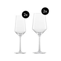GLÄSERSET Pure  4-teilig  - Transparent, Basics, Glas - Schott Zwiesel
