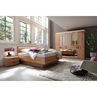 BETTANLAGE 180/200 cm  in Eiche Bianco  - Eiche Bianco, Natur, Holz/Holzwerkstoff (180/200cm) - Linea Natura