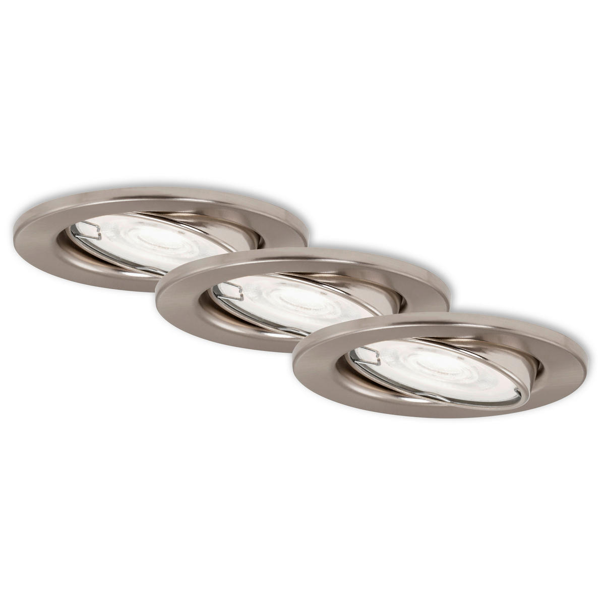 KUPAONSKA LED SVJETILJKA UGRA  - boje nikla, Basics, metal (8,6/7cm)