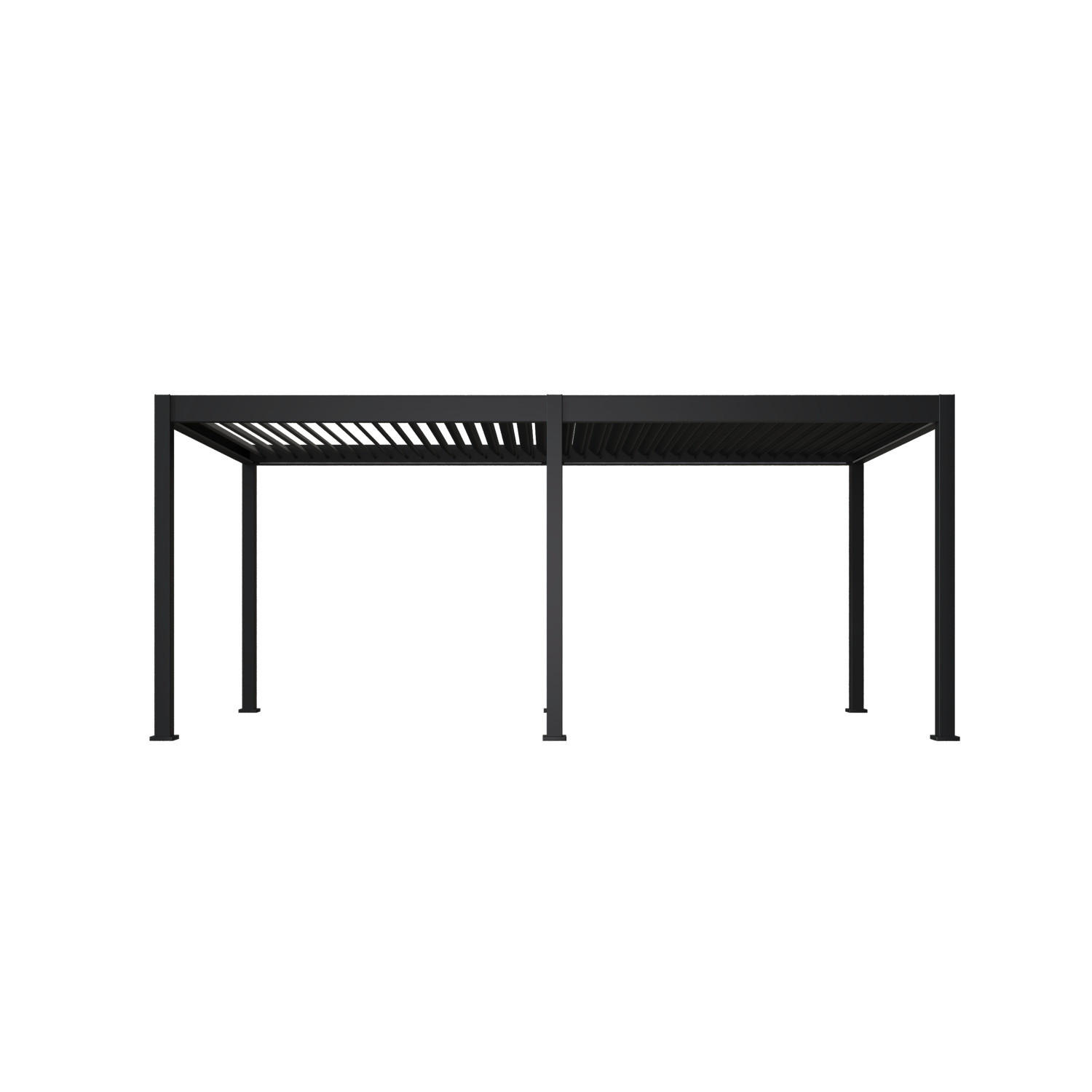 PERGOLA - Anthrazit, Basics, Metall (600/255/300cm) - Gardenson