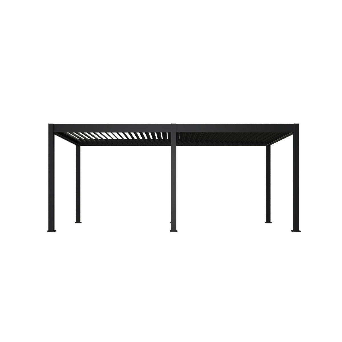 PERGOLA 600/255/300 cm   - Anthrazit, Basics, Metall (600/255/300cm) - Gardenson