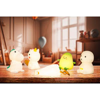 KINDER-NACHTLICHT Lia 12,2/12,2/11,6 cm   - Hellgrün, Trend, Kunststoff (12,2/12,2/11,6cm)