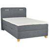 BOXBETT 120/200 cm  in Grau  - Grau, Konventionell, Holz/Textil (120/200cm) - Moderano