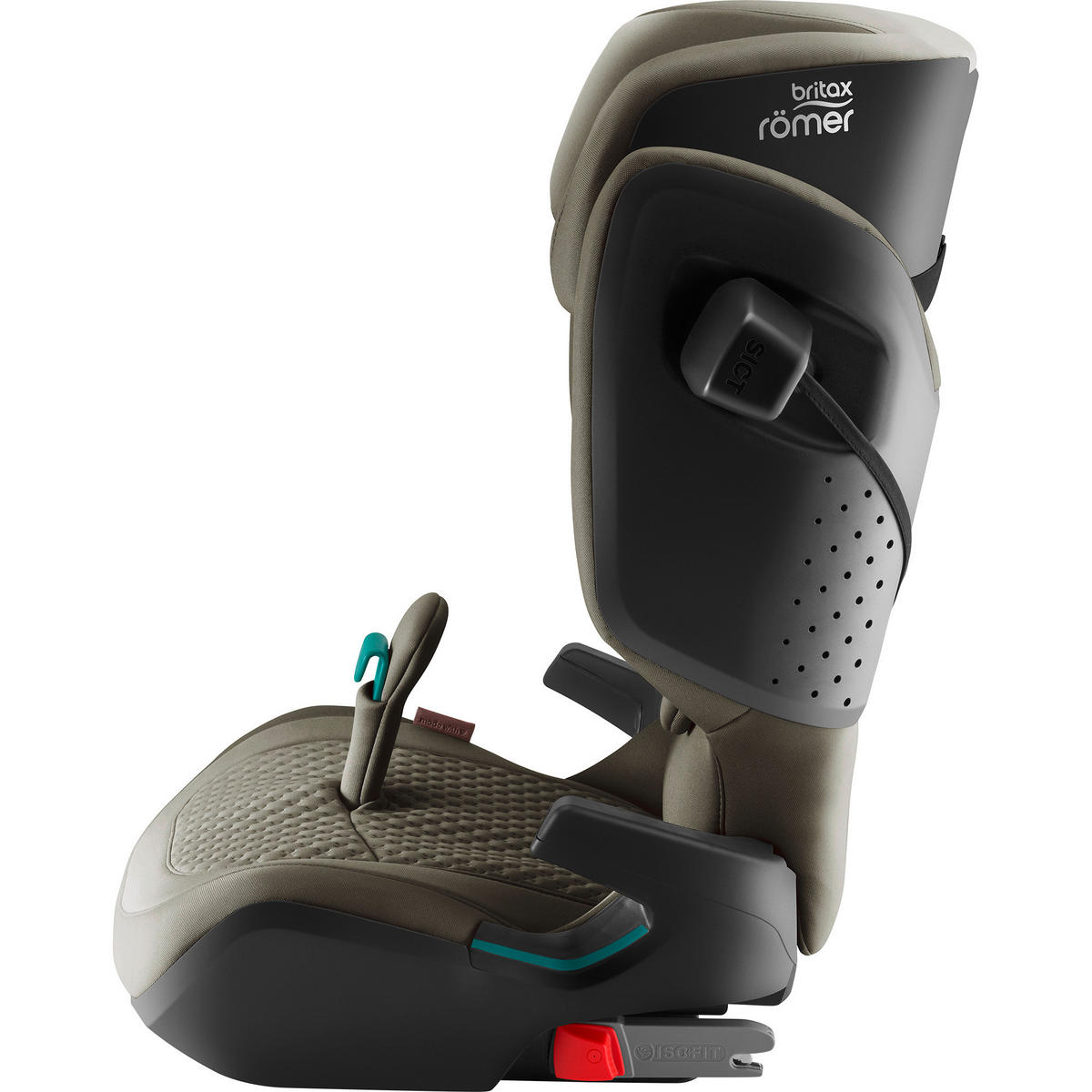 KINDERAUTOSITZ Kidfix Pro  - Olivgrün, Basics, Kunststoff/Textil (48/83/42cm) - Britax Römer