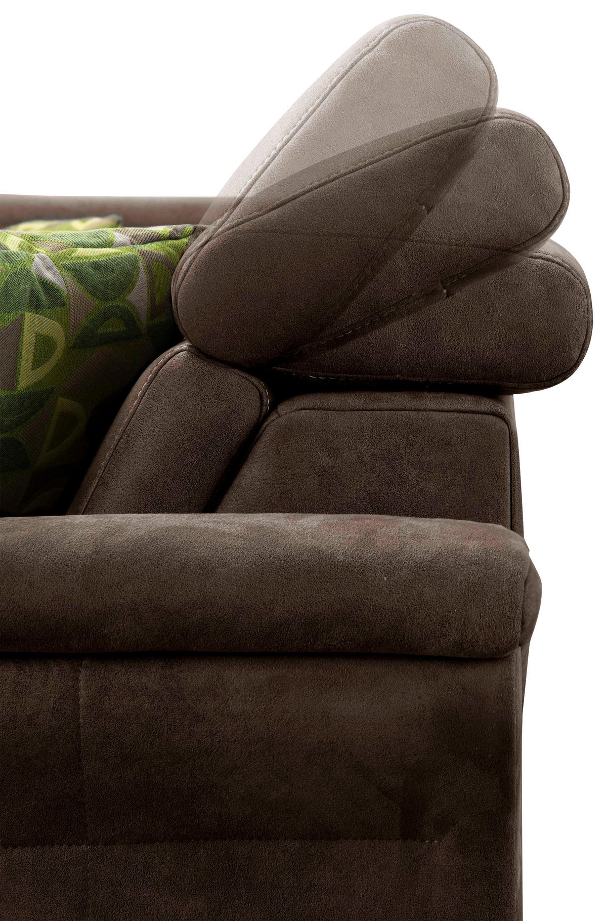 ECKSOFA in Mikrofaser Mokka  - Eichefarben/Beige, Konventionell, Holz/Textil (194/245cm) - Sit & More