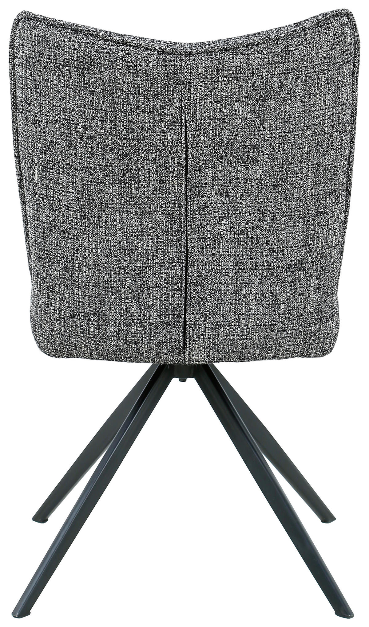 STOL järn vävt tyg  - mörkgrå/svart, Design, metall/textil (49/89/66cm) - Carryhome