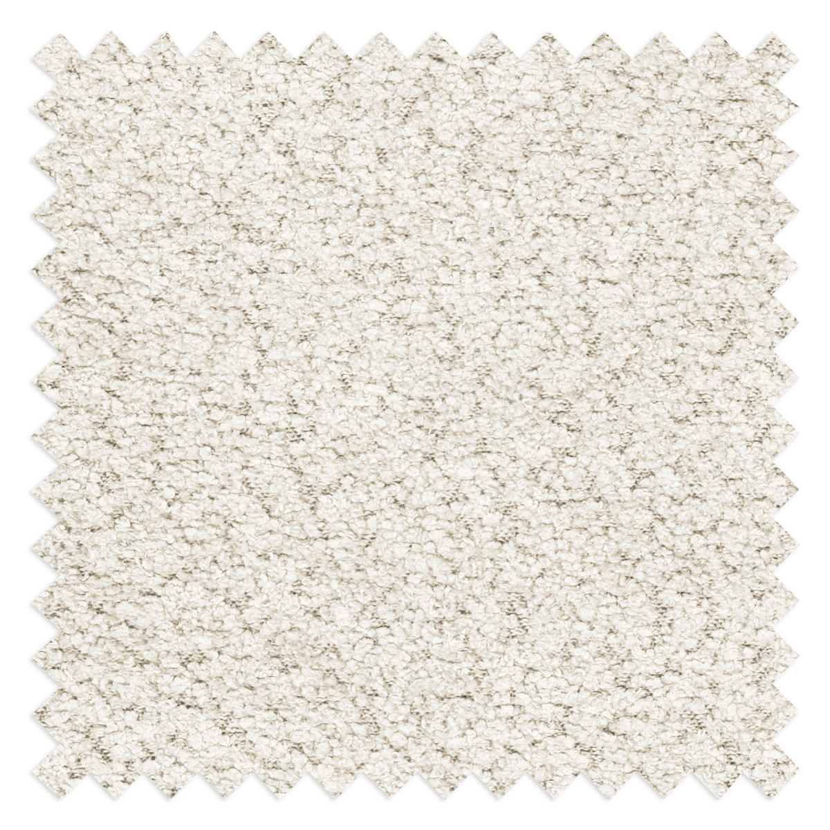 RELAXLIEGE SWING Bouclé Weiß  - Silberfarben/Weiß, Design, Textil/Metall (65/65-95/171cm) - Livetastic