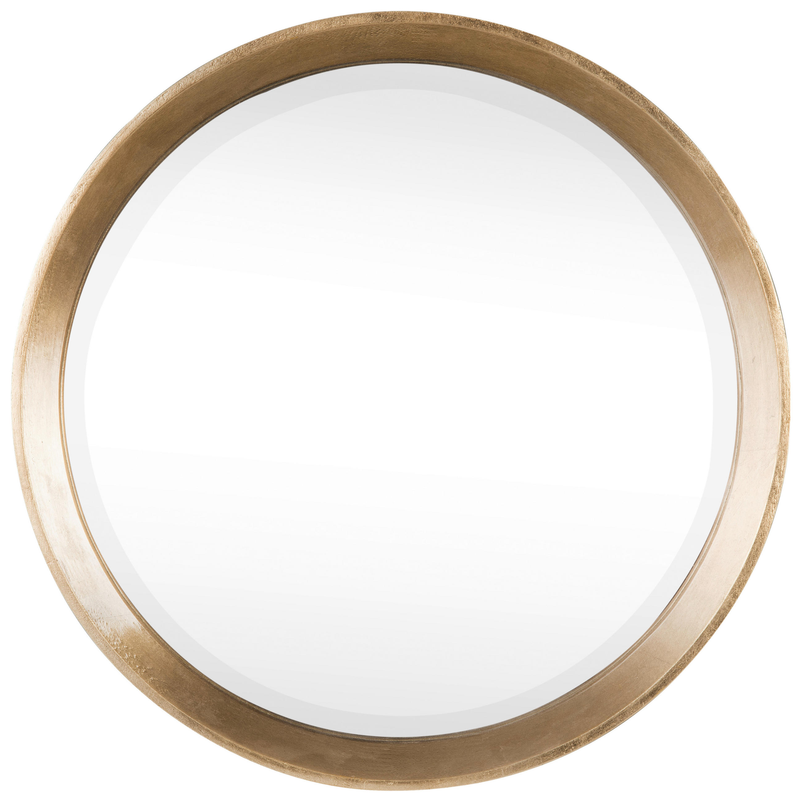 OGLEDALO ZIDNO 40/40/5,6 cm - zlatne boje, Lifestyle, staklo/drvni materijal (40/40/5,6cm) - Xora