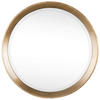 ZIDNO OGLEDALO  40/40/5,6 cm     - zlatna, Lajfstajl, staklo/pločasti materijal (40/40/5,6cm) - Xora