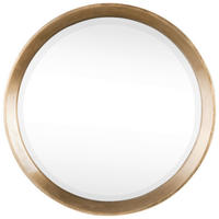 ZIDNO OGLEDALO  40/40/5,6 cm     - zlatna, Lajfstajl, staklo/pločasti materijal (40/40/5,6cm) - Xora