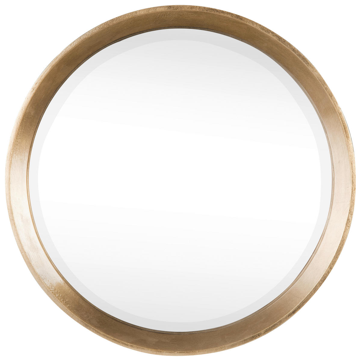 ZIDNO OGLEDALO  40/40/5,6 cm     - zlatna, Lajfstajl, staklo/pločasti materijal (40/40/5,6cm) - Xora
