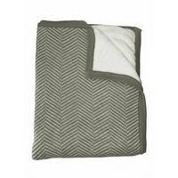 SCHMUSEDECKE  80/100 cm  - Naturfarben/Mintgrün, Basics, Textil (80/100cm) - Patinio