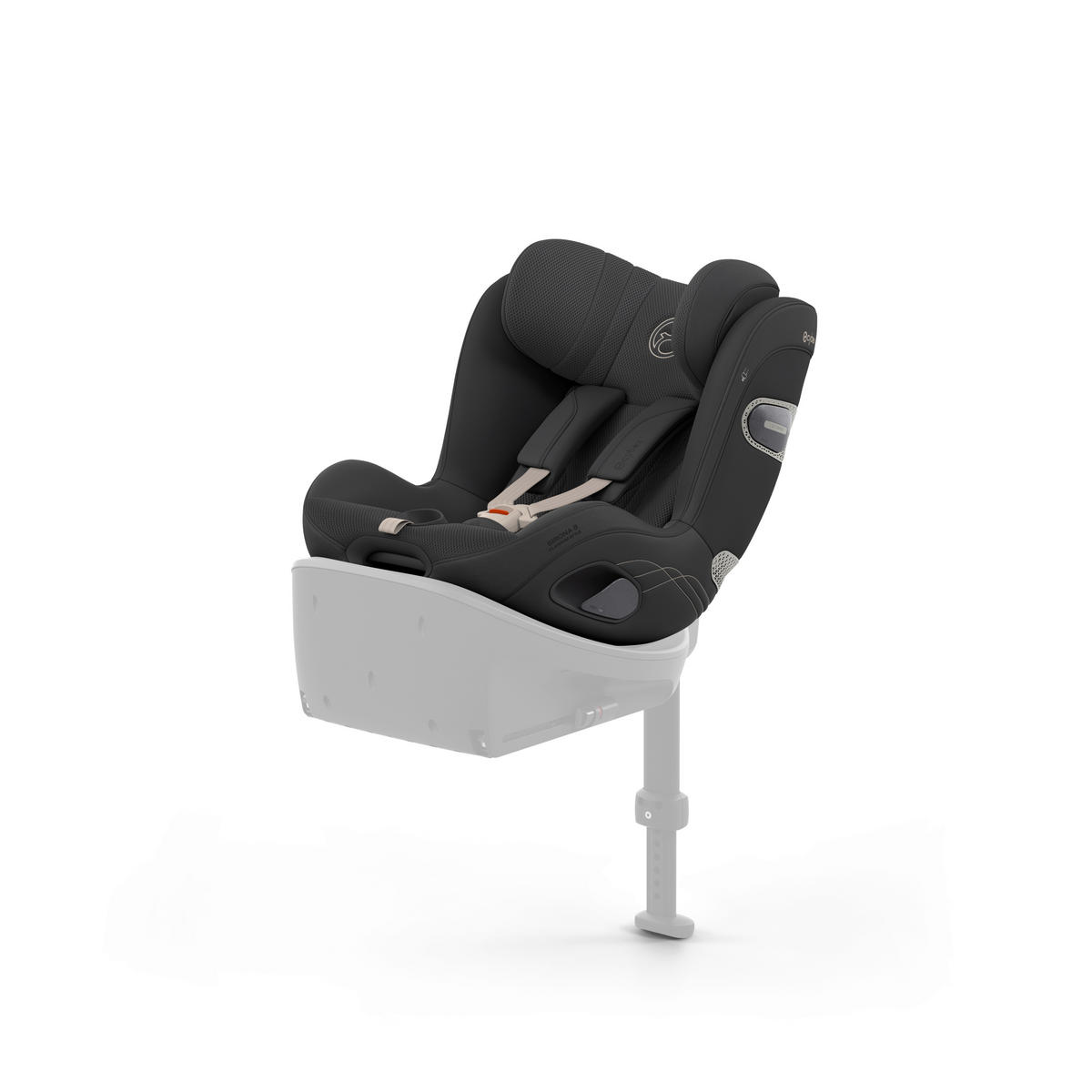 REBOARDER-KINDERSITZ Sirona S Style Sepia Black  - Schwarz, Basics, Kunststoff/Textil (53/45,5/49,5cm) - cybex PLATINUM