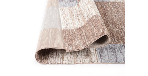 WEBTEPPICH 65/130 cm Grande Braun, Beige - Beige/Braun, KONVENTIONELL, Textil (65/130cm) - Novel