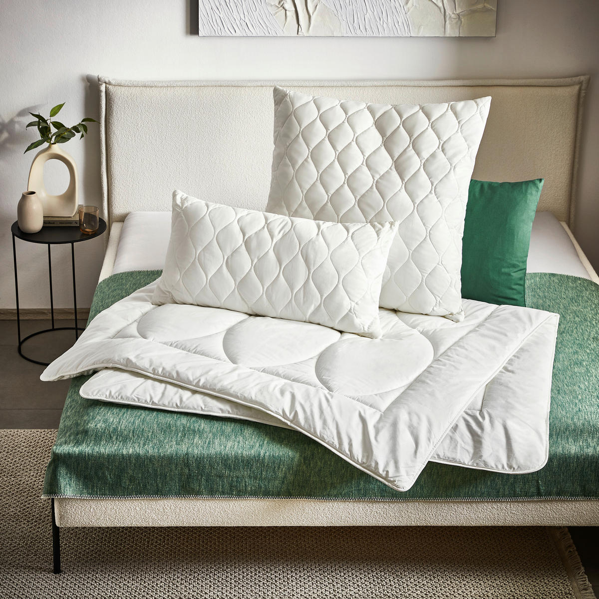 GANZJAHRESDECKE  Tendre  135/200 cm   - Naturfarben, KONVENTIONELL, Kunststoff/Textil (135/200cm) - Bio:Vio