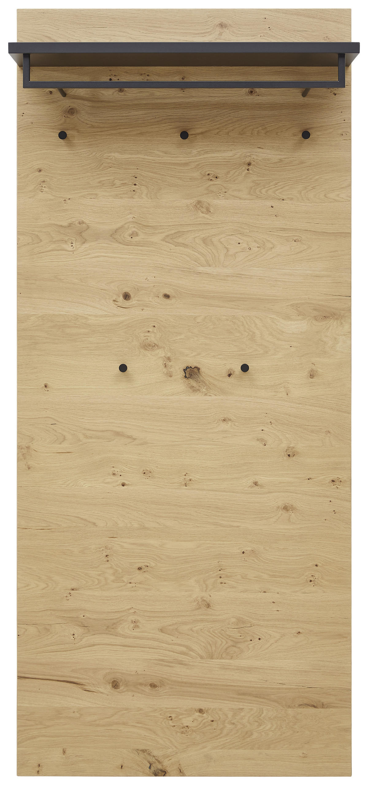 GARDEROBENPANEEL  in 80/183/27 cm  - Eichefarben/Anthrazit, Design, Holz (80/183/27cm) - Dieter Knoll